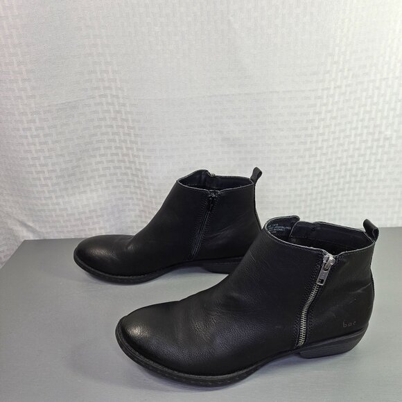 B.O.C. Women's Black Ankle Boots Side Zipper Size 10M - Picture 6 of 7